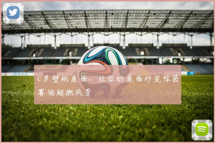 c罗壁纸桌面，让你的桌面秒变绿茵赛场超燃风景